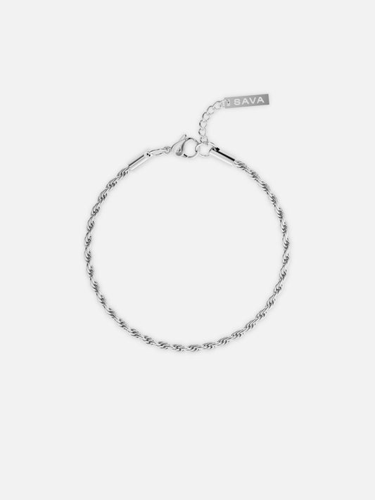 ROPE BRACELET 3MM | Zilver
