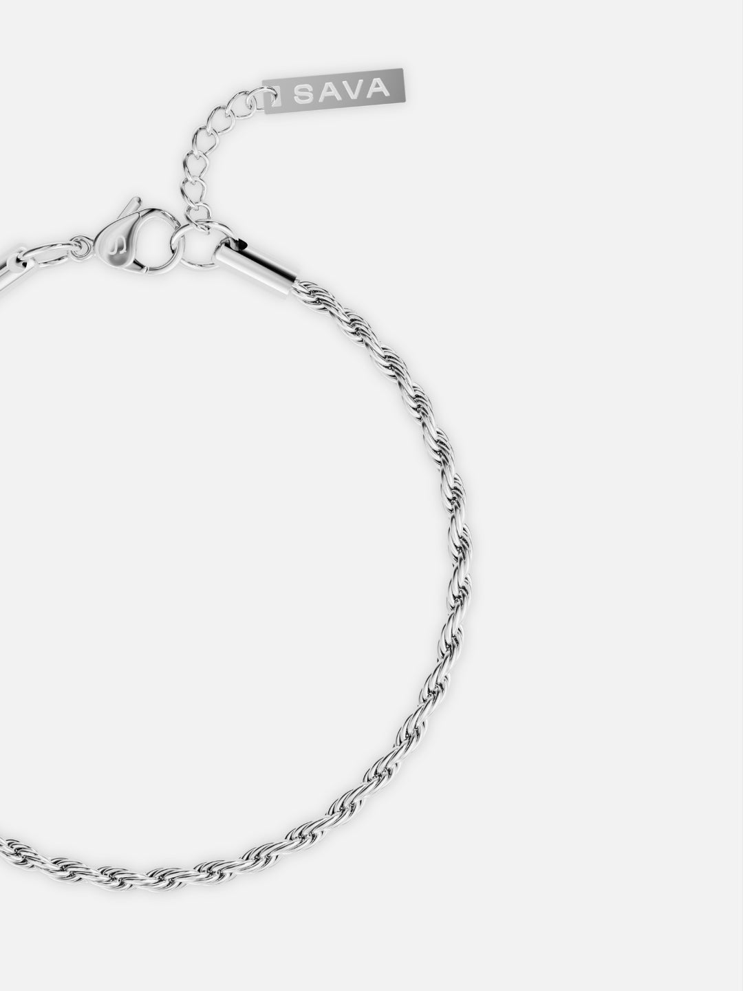 ROPE BRACELET 3MM | Zilver