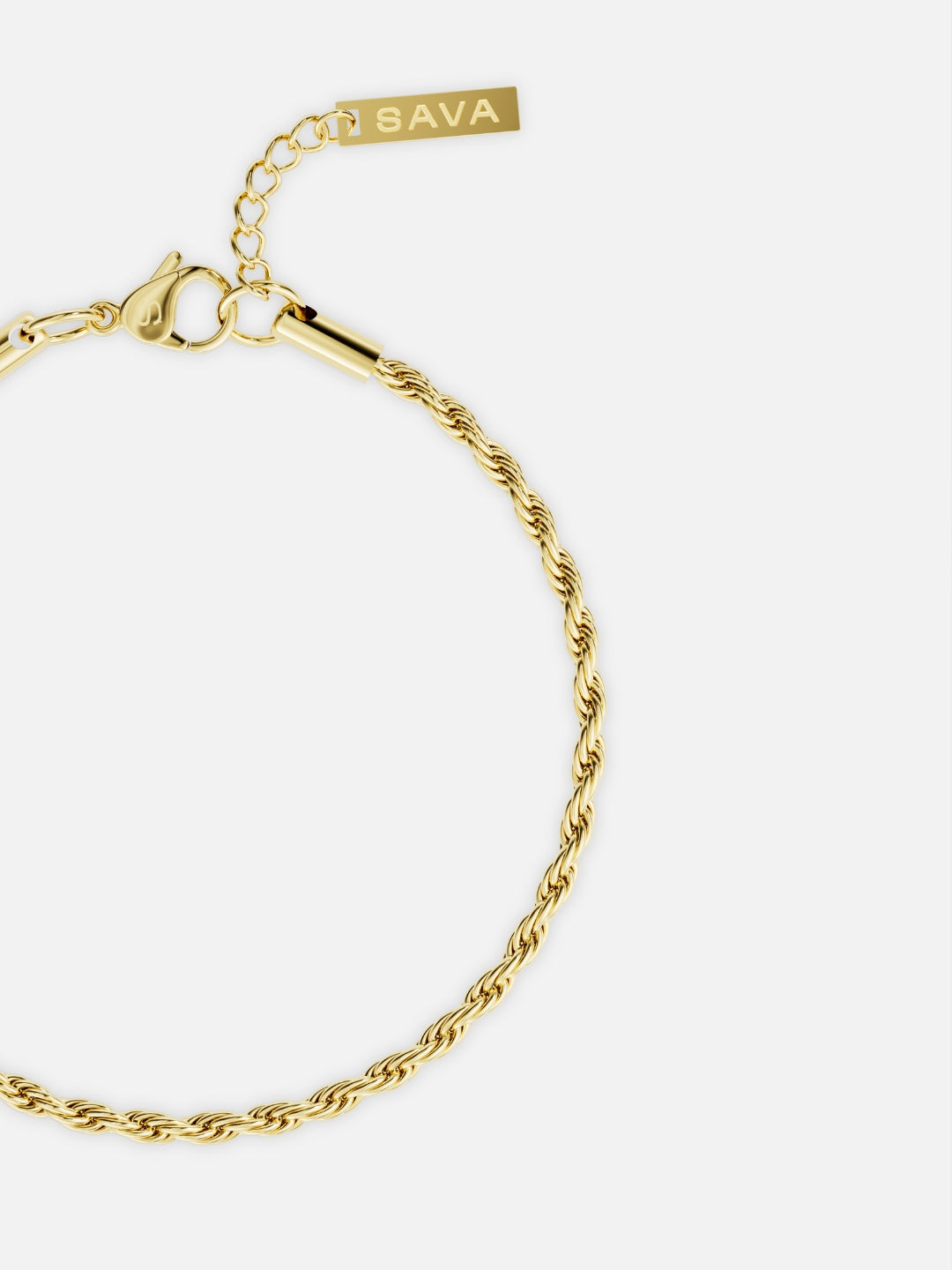 ROPE BRACELET 3MM | 18K Goud