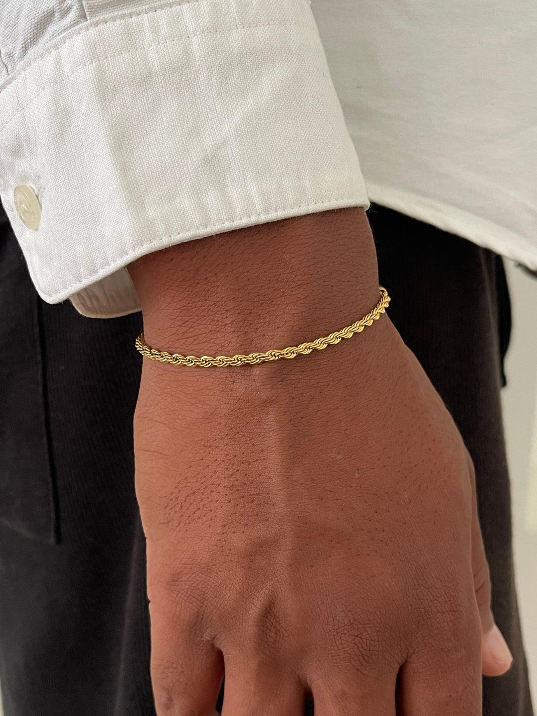 ROPE BRACELET 3MM | 18K Goud