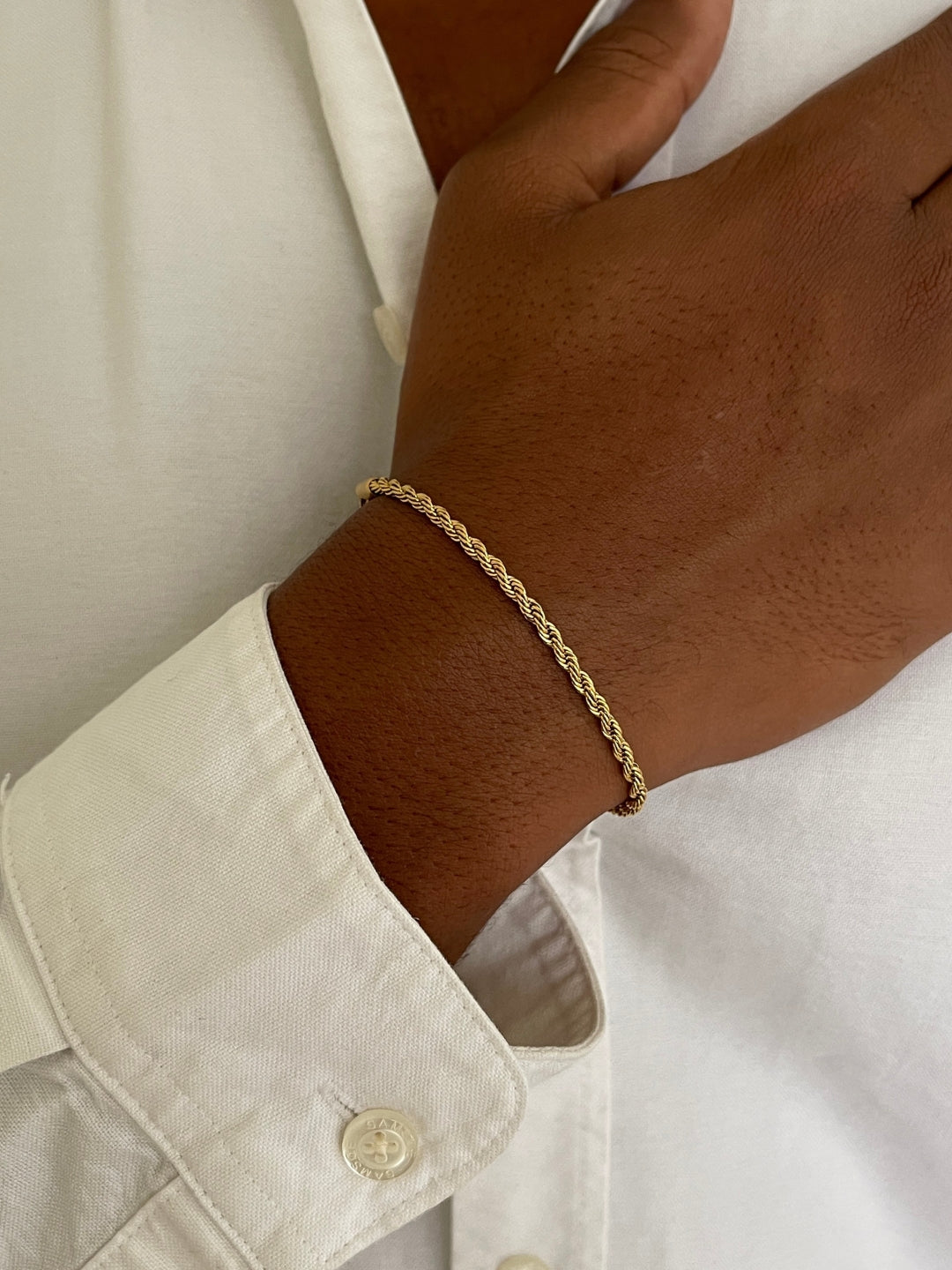 ROPE BRACELET 3MM | 18K Goud
