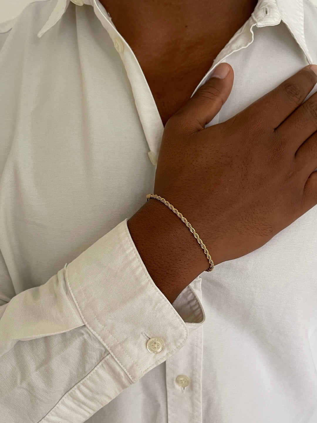 ROPE BRACELET 3MM | 18K Goud