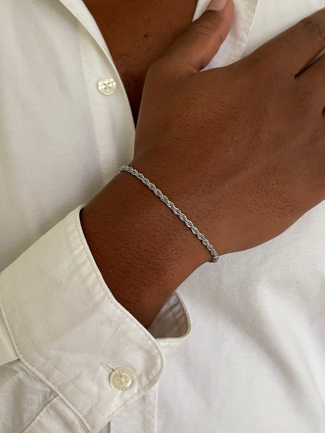 ROPE BRACELET 3MM | Zilver
