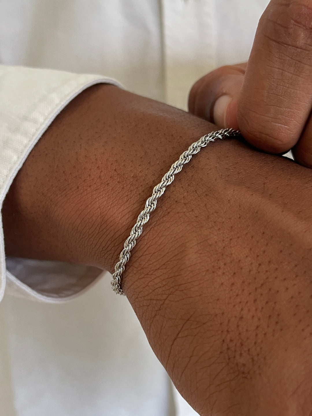 ROPE BRACELET 3MM | Zilver