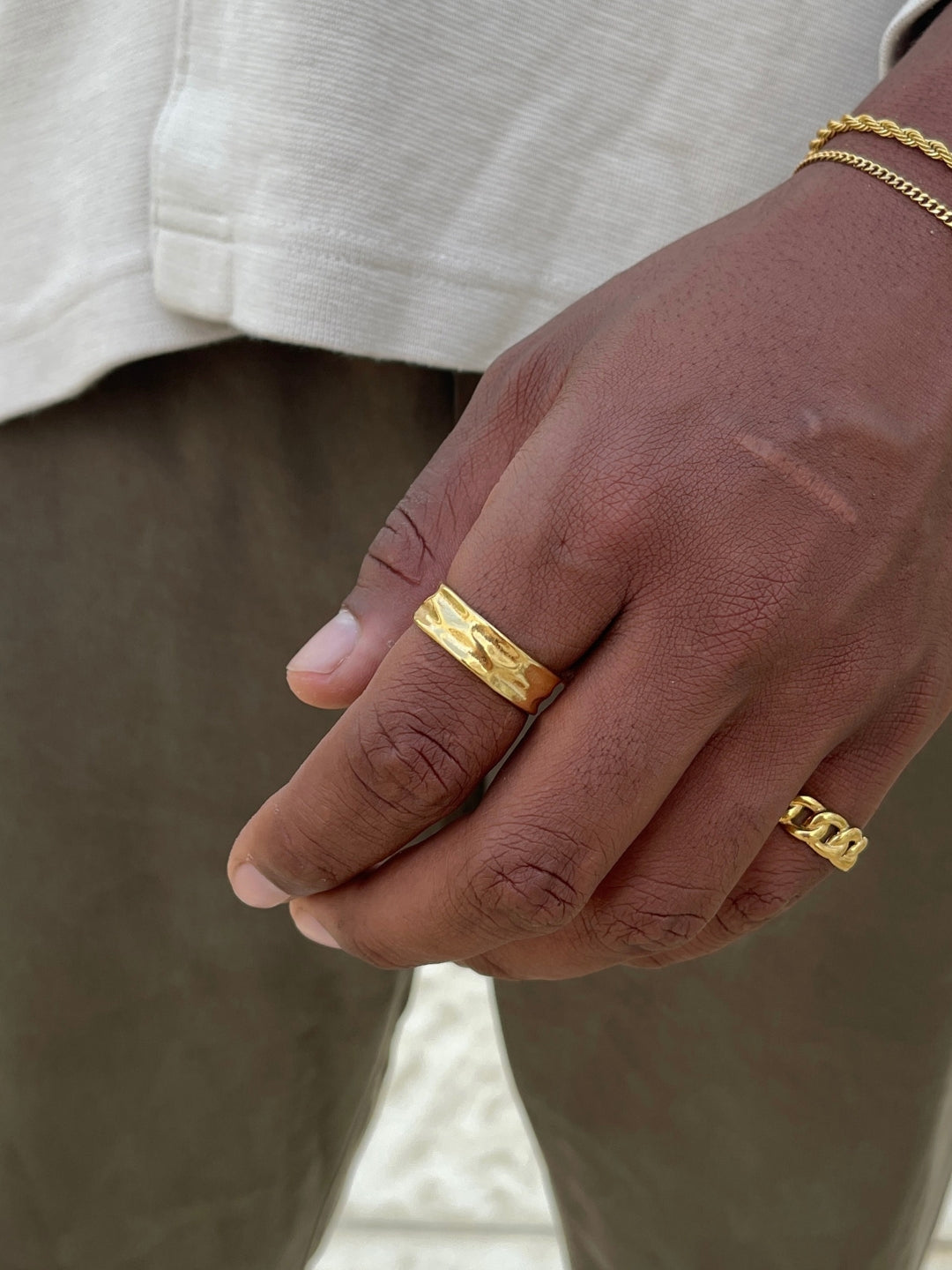UNISIZE UTRECHT RING | 18K Goud