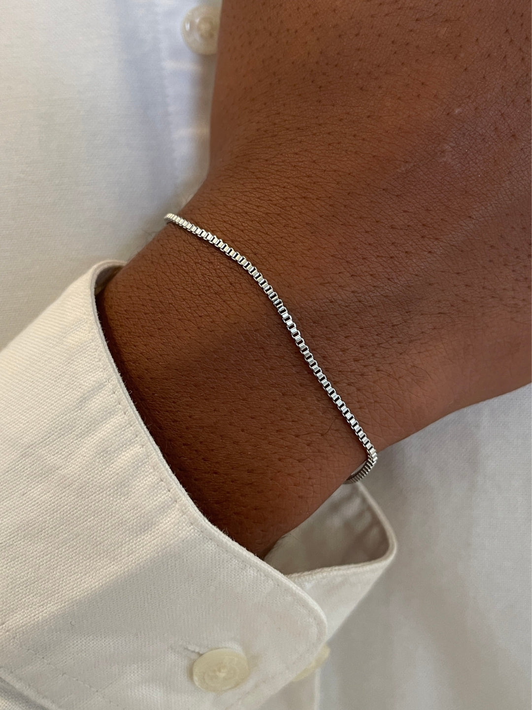 BOX BRACELET | Zilver