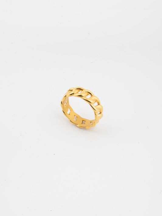CUBAN RING | 18K Goud