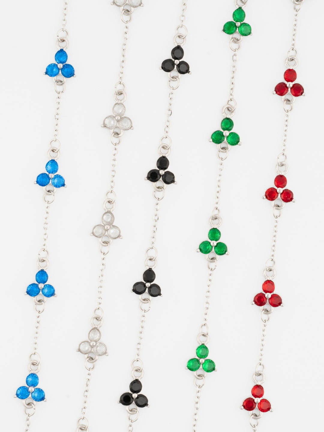 MIDNIGHT CLOVER BRACELET | Zilver