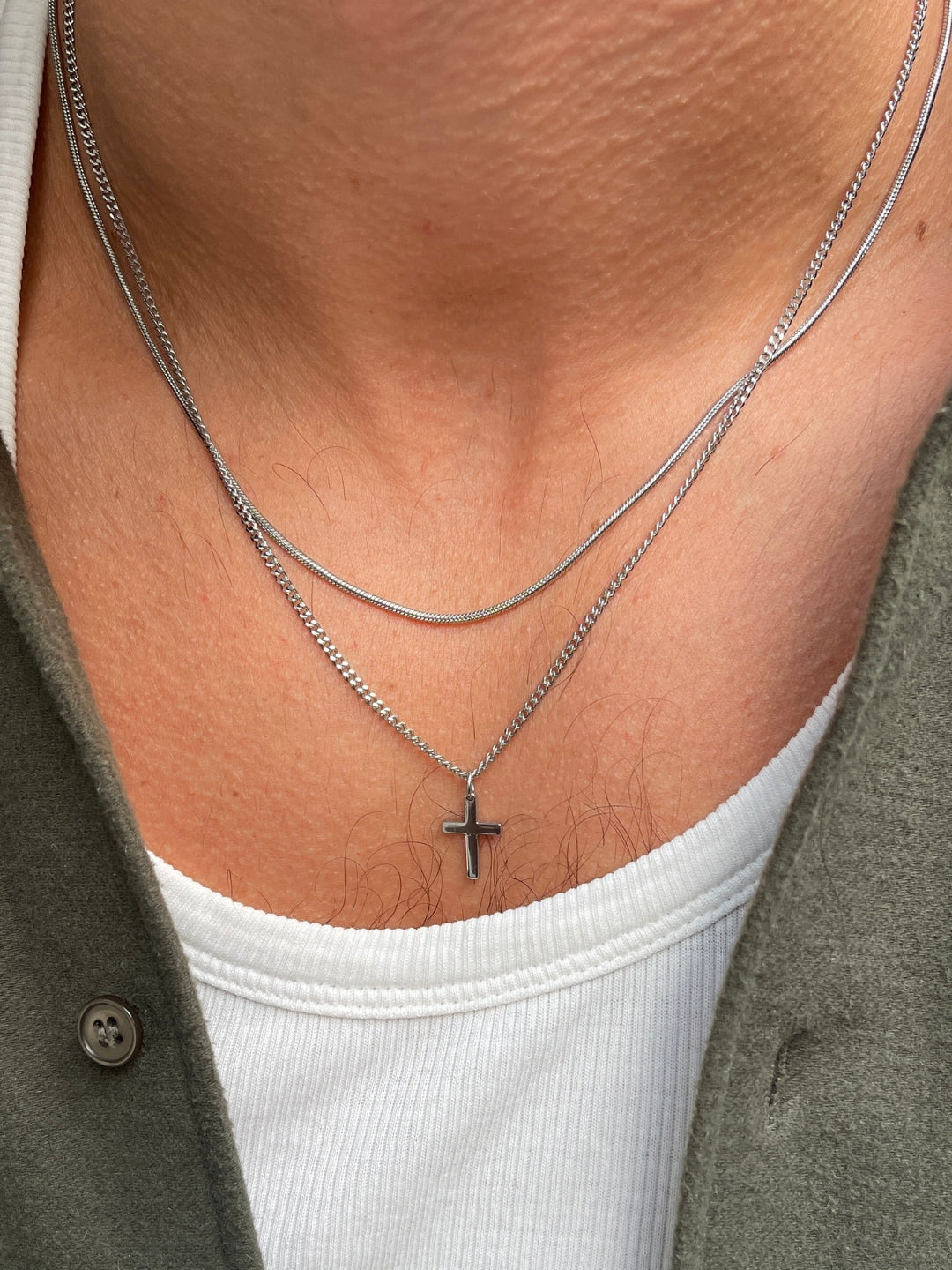 SQUARE CHAIN | Zilver
