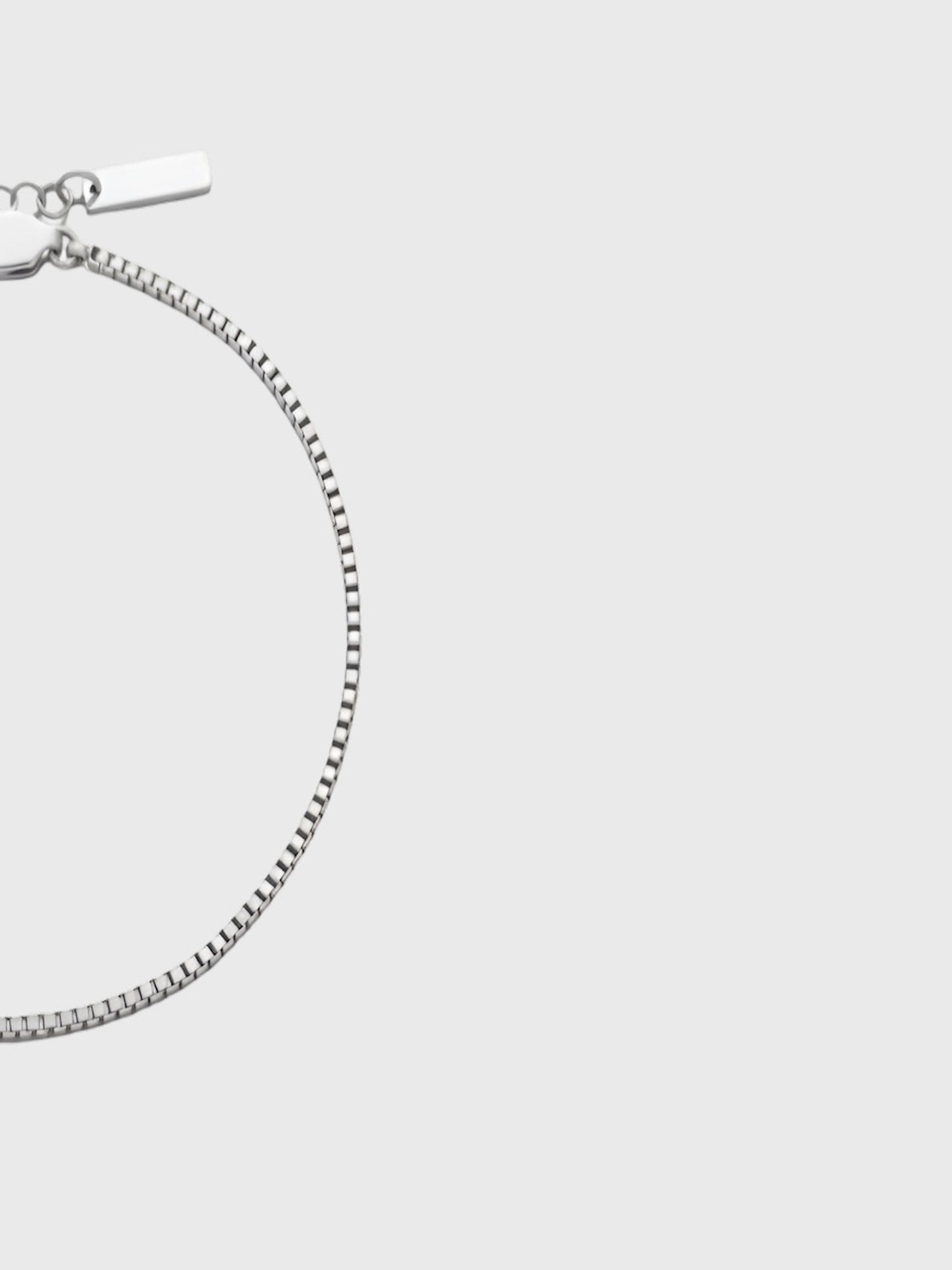 BOX BRACELET | Zilver