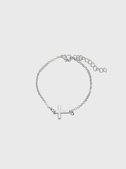 CROSS BRACELET | Zilver