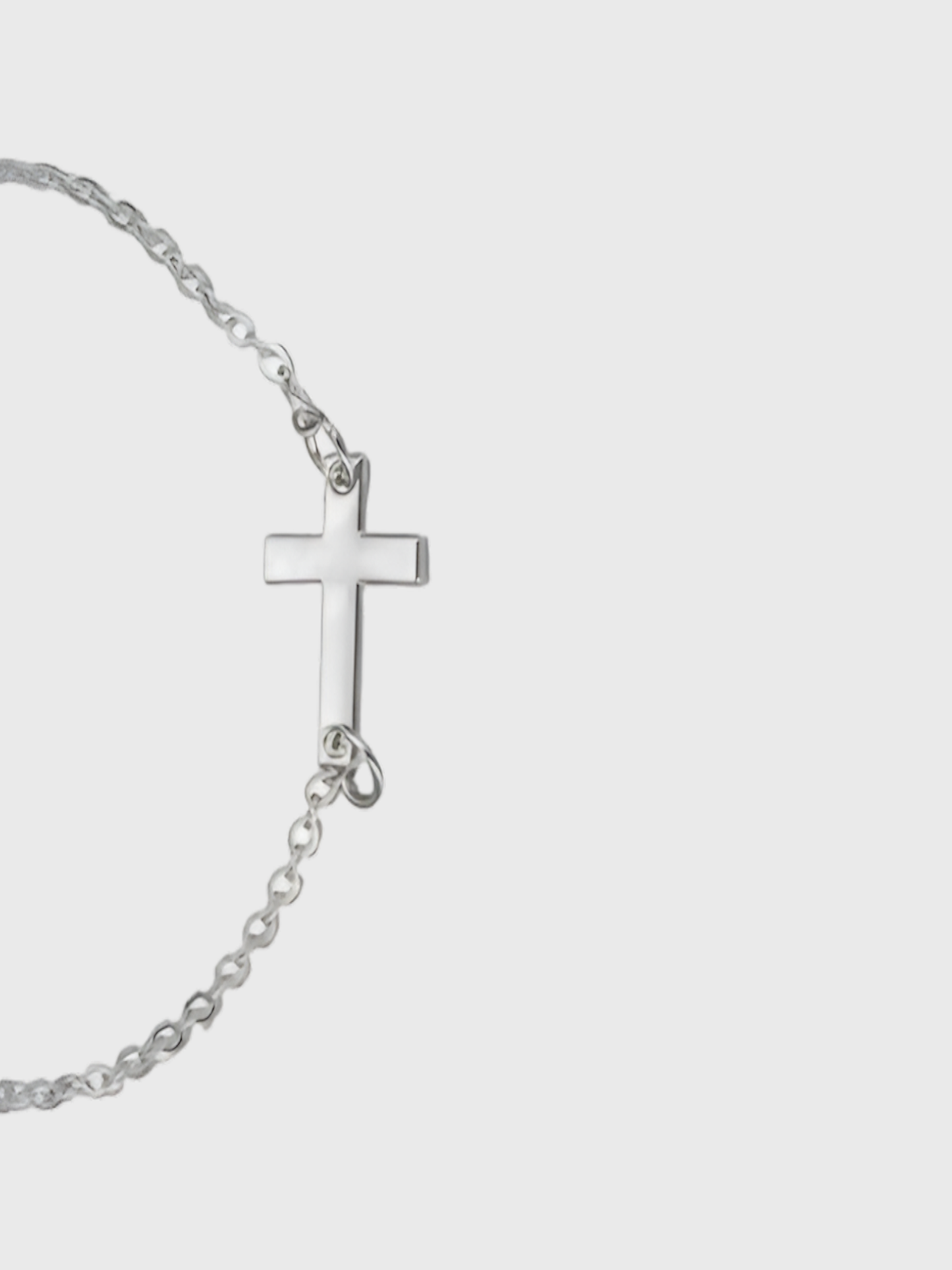CROSS BRACELET | Zilver
