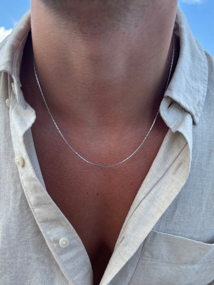 WIRE CHAIN | Zilver