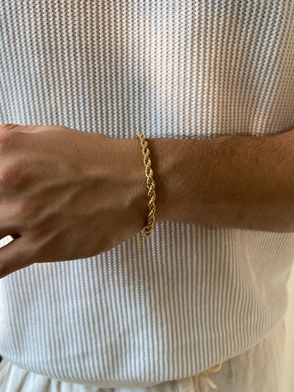 ROPE BRACELET 5MM | 18K Goud