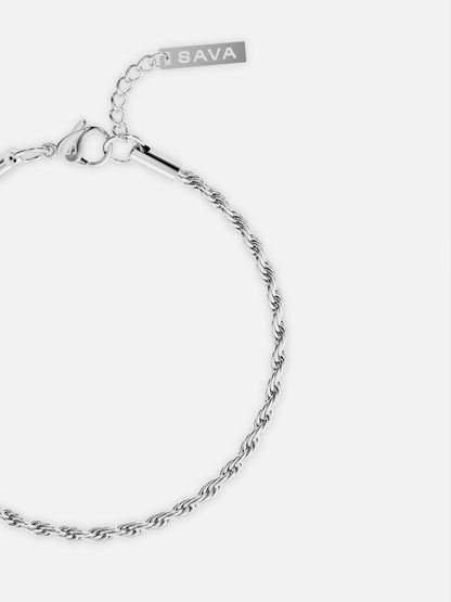 ROPE BRACELET 3MM | Zilver