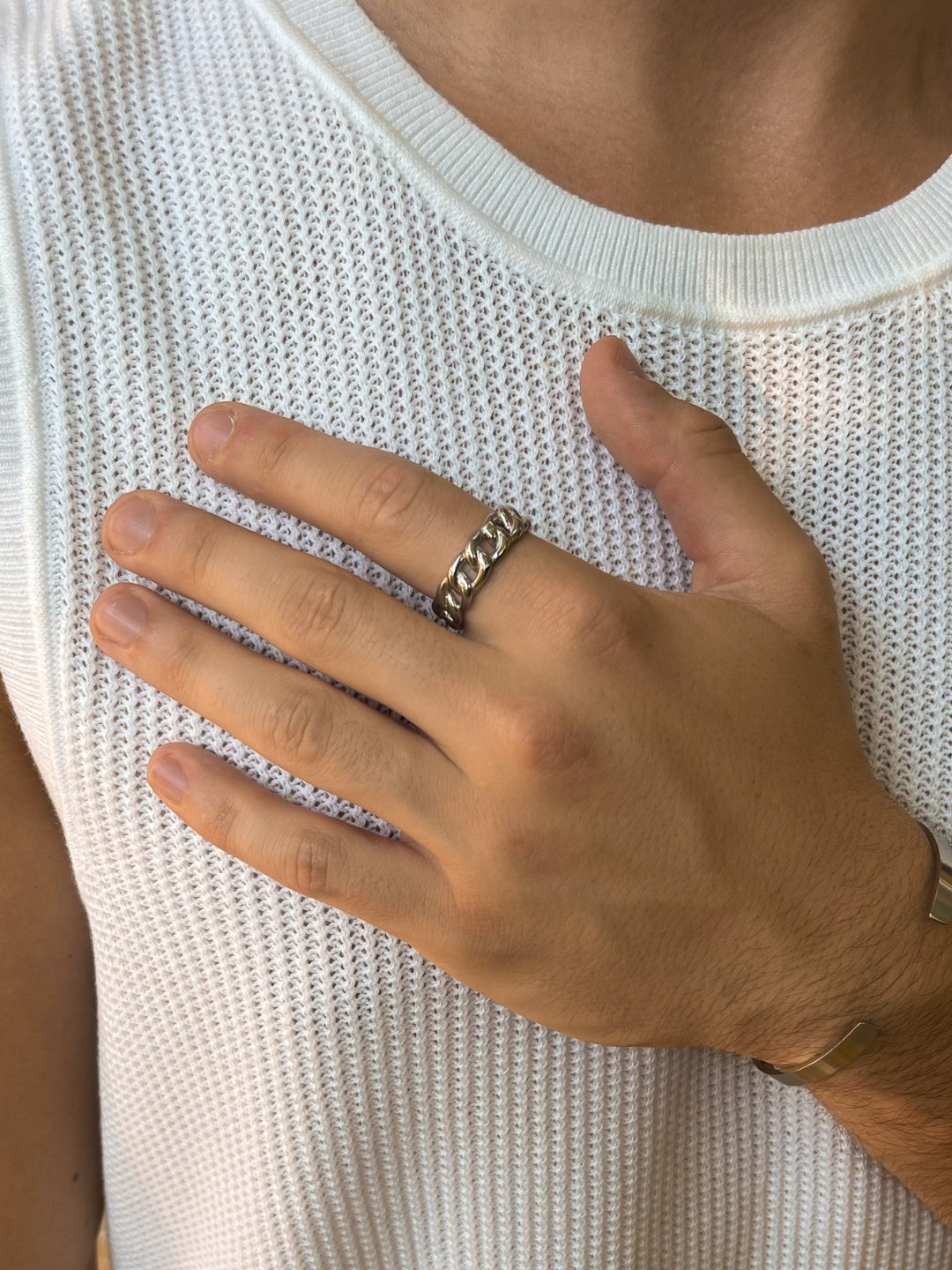 CUBAN RING | Zilver