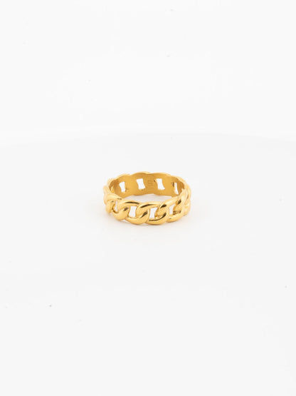 CUBAN RING | 18K Goud