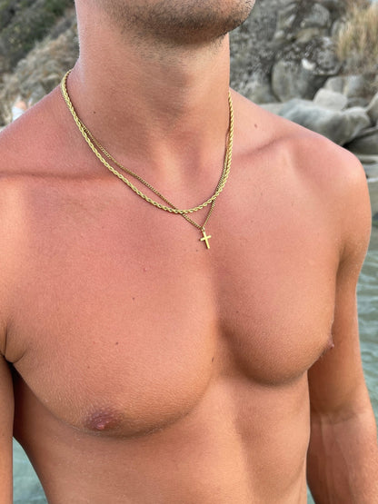 CROSS CHAIN | 18K Goud