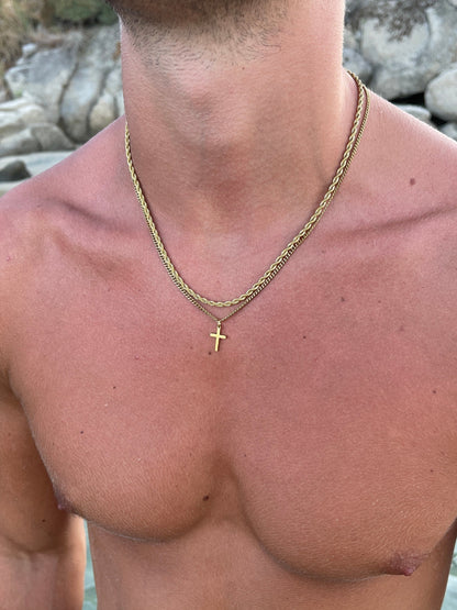 CROSS CHAIN | 18K Goud