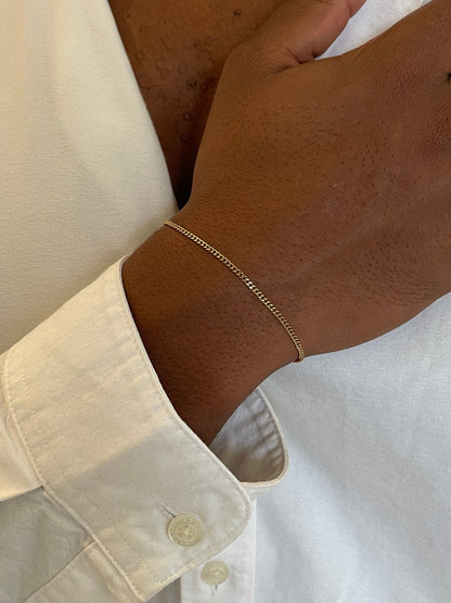 CUBAN BRACELET 1.8MM | 18K Goud