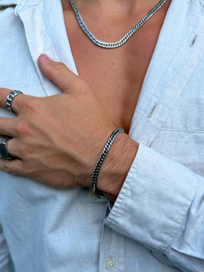 CUBAN BRACELET 5MM | Zilver
