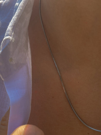 SQUARE CHAIN | Zilver