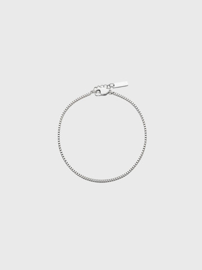BOX BRACELET | Zilver