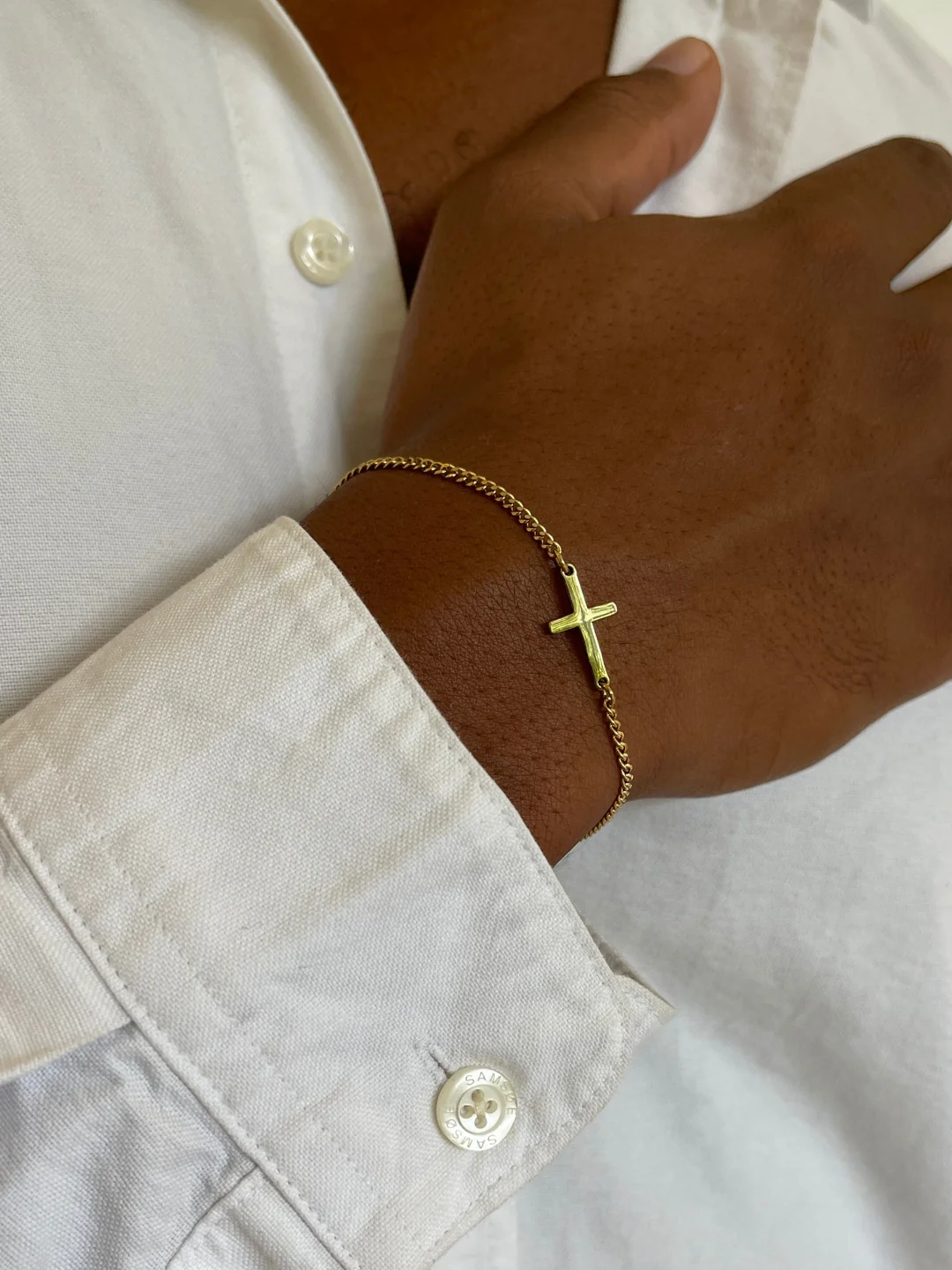 CROSS BRACELET | 18K Goud